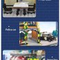 Police Station with Donut Shop Modular City Building Blocks Set Gift for Kids 3200PCS