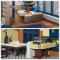 Police Station with Donut Shop Modular City Building Blocks Set Gift for Kids 3200PCS
