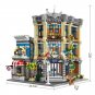 Police Station with Donut Shop Modular City Building Blocks Set Gift for Kids 3200PCS