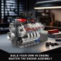 Mould King 10130 F488 V8 Engine Technical Building Block Brick Set 2718Pcs Toys Kids Gift