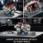 Mould King 10130 F488 V8 Engine Technical Building Block Brick Set 2718Pcs Toys Kids Gift