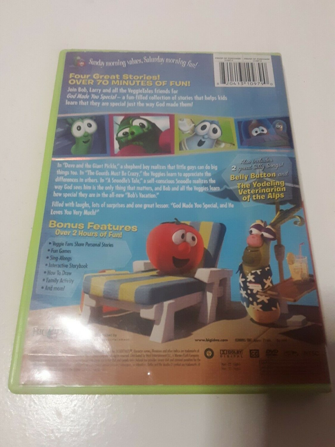 Veggie Tales God Made You Special DVD