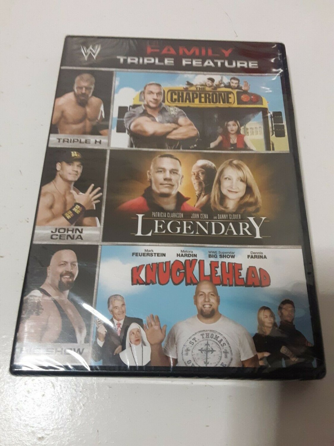WWE Family Triple Feature The Chaperone / Legendary / Knucklehead DVD