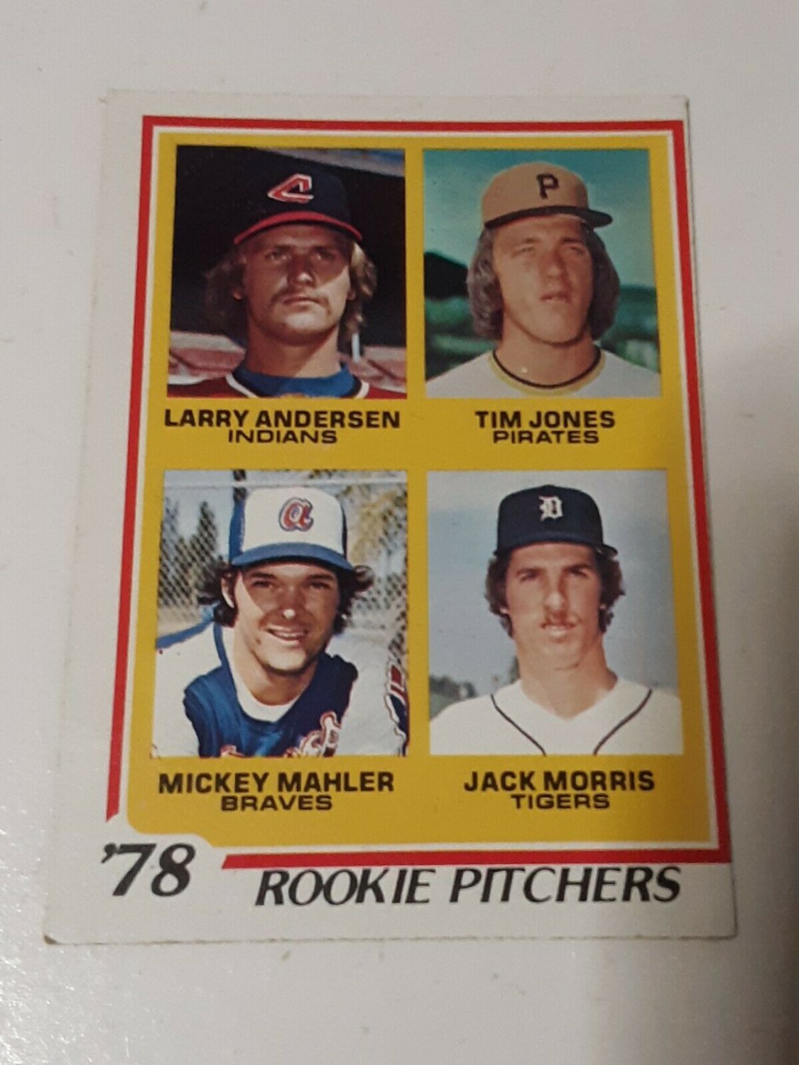 1978 Topps Jack Morris Detroit Tigers Minnesota Twins Rookie Card #703