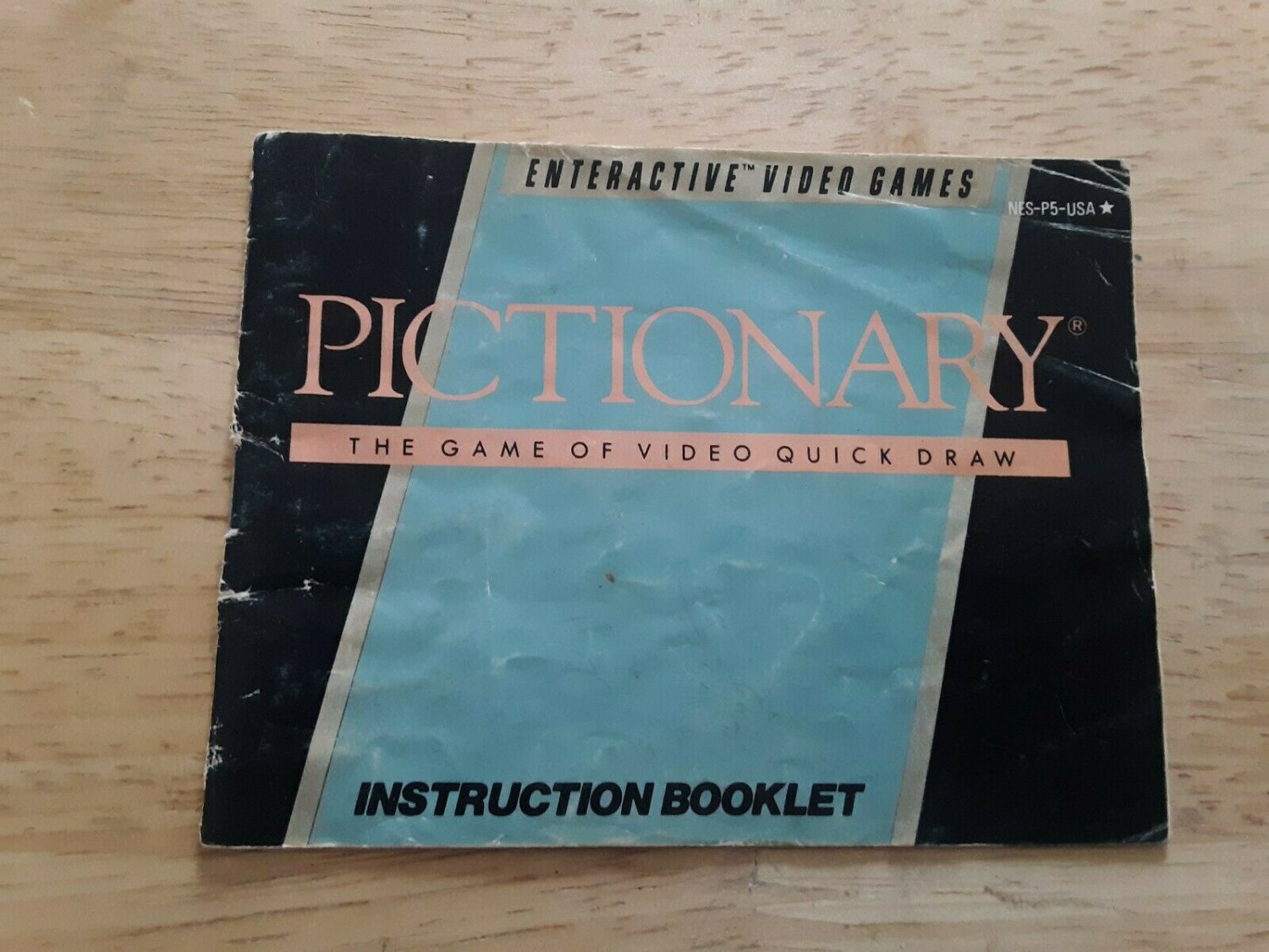 Nintendo Pictionary Instruction Booklet Only