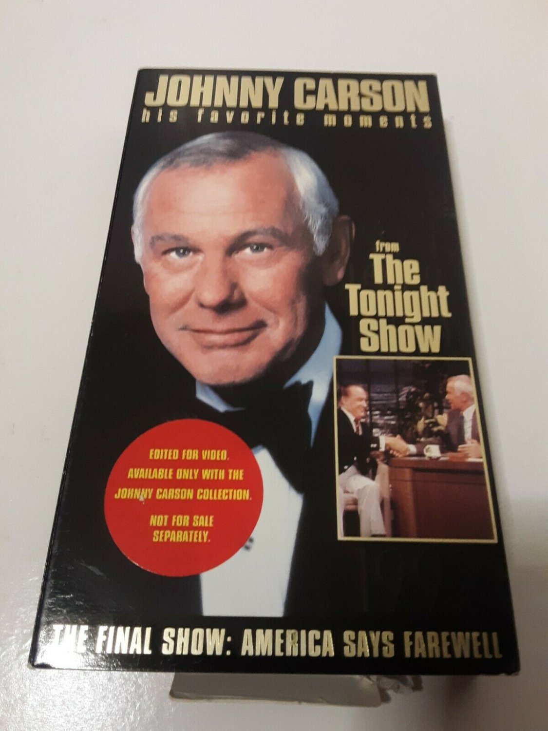Johnny Carson His Favorite Moments From The Tonight Show The Final Show Vhs Tape 0341