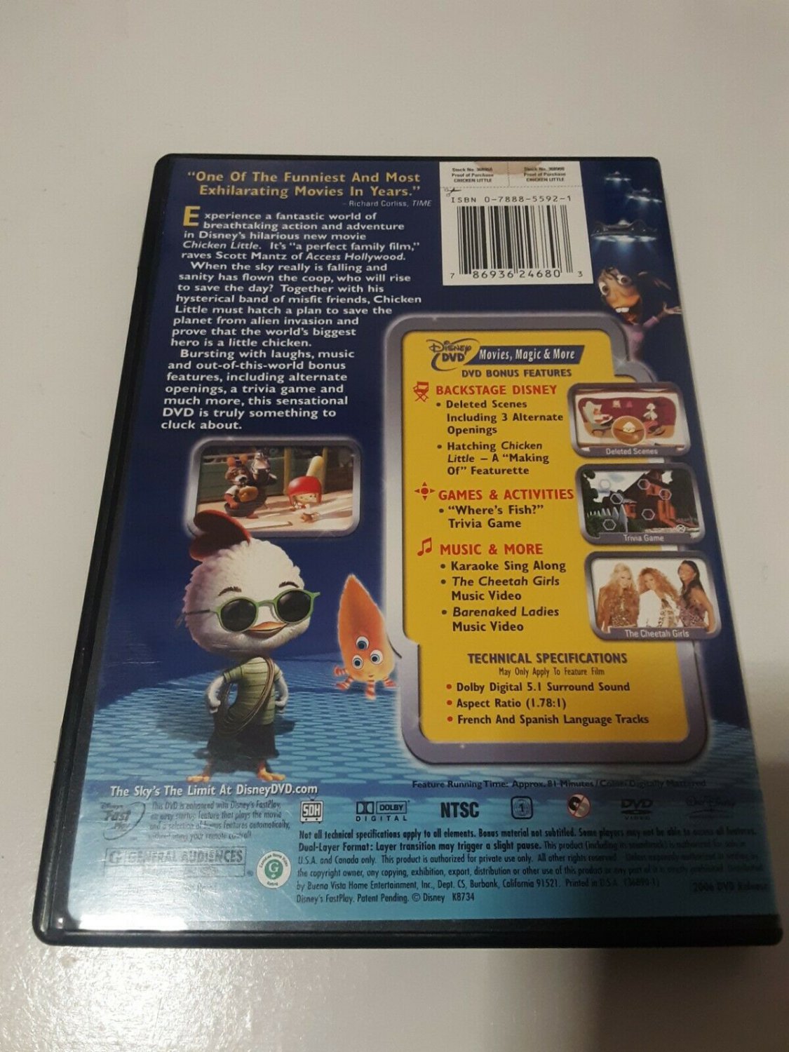 Walt Disney Chicken Little DVD