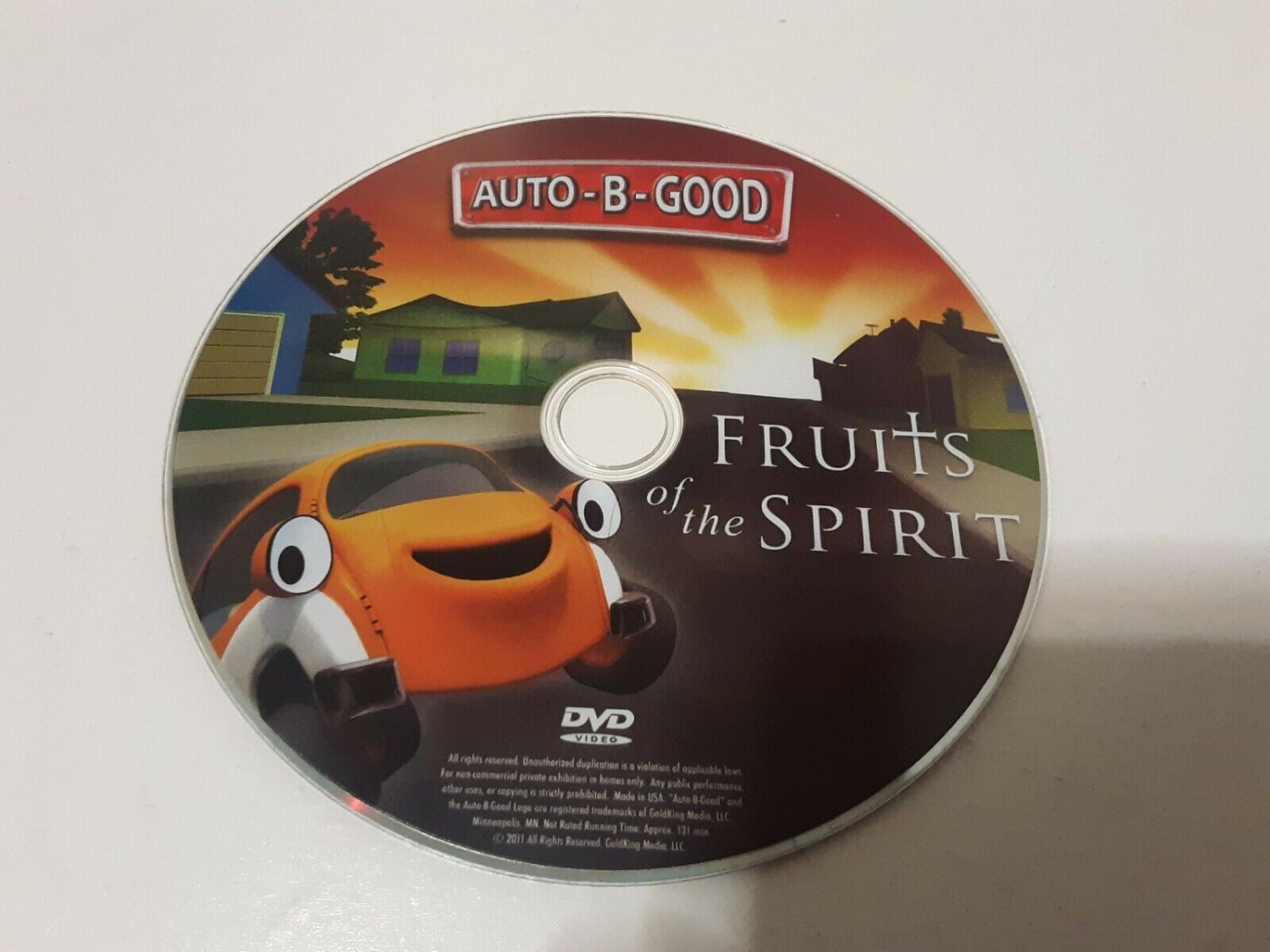 Auto - B - Good Fruits Of The Spirit DVD NO CASE ONLY DVD