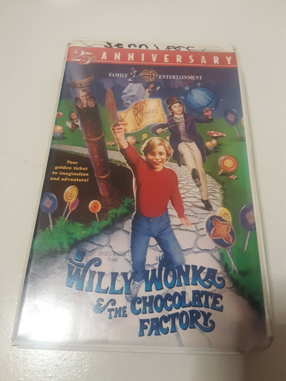 Willy Wonka & The Chocolate Factory 25th Anniversary VHS Tape