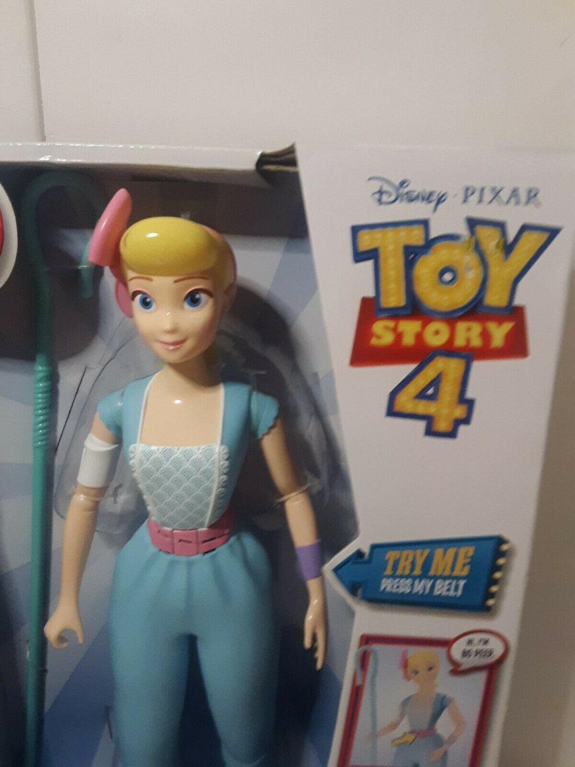 Disney Pixar 14 Inch Toy Story 4 Bo Peep Talking Action Figure Brand New