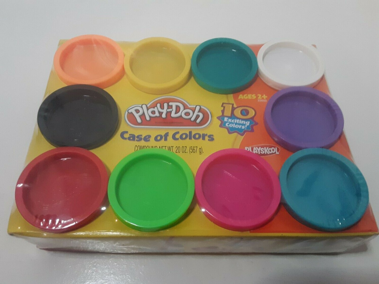 PlayDoh Modeling Compound 10 Pack Case of Colors NonToxic Assorted Colors New