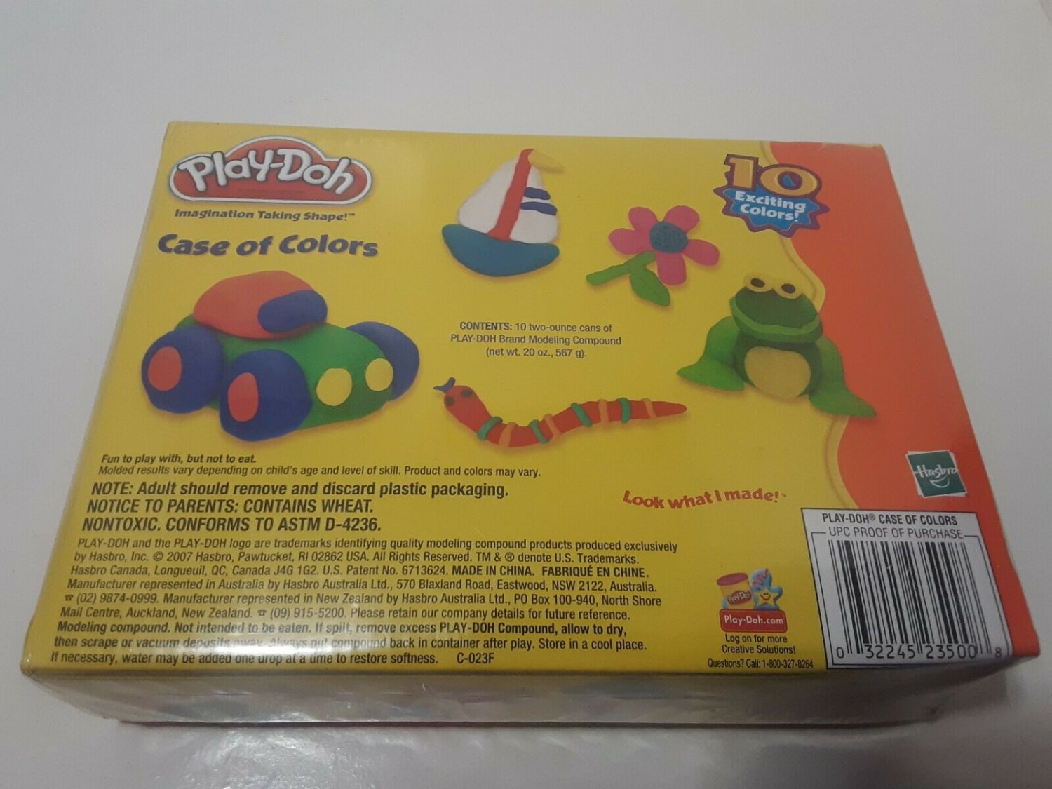 PlayDoh Modeling Compound 10 Pack Case of Colors NonToxic Assorted Colors New