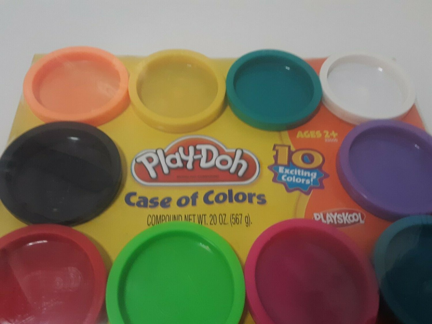 PlayDoh Modeling Compound 10 Pack Case of Colors NonToxic Assorted Colors New