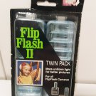 Vintage GE Flip Flash II Camera Flash Bulb Bar Original New in Package Twin Pack