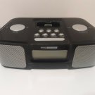 Living Solutions Ipod MP3 Charging Dock Player With Speakers Untested NO CHARGER