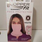 Copper Fit Guardwell Face Protector Mask Youth Pink Brand New Copper Infused