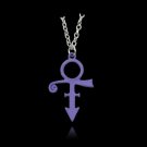 Prince The Artist Sign Love Symbol Silver Necklace Chain Charm