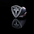 Men's Tesla Polished Stainless Steel Fashion Ring SZ 11
