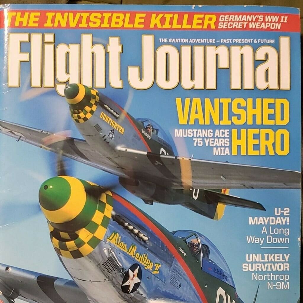 Flight journal,Vanished hero,Mustang Ace 75 yrs.mia& more june 2018