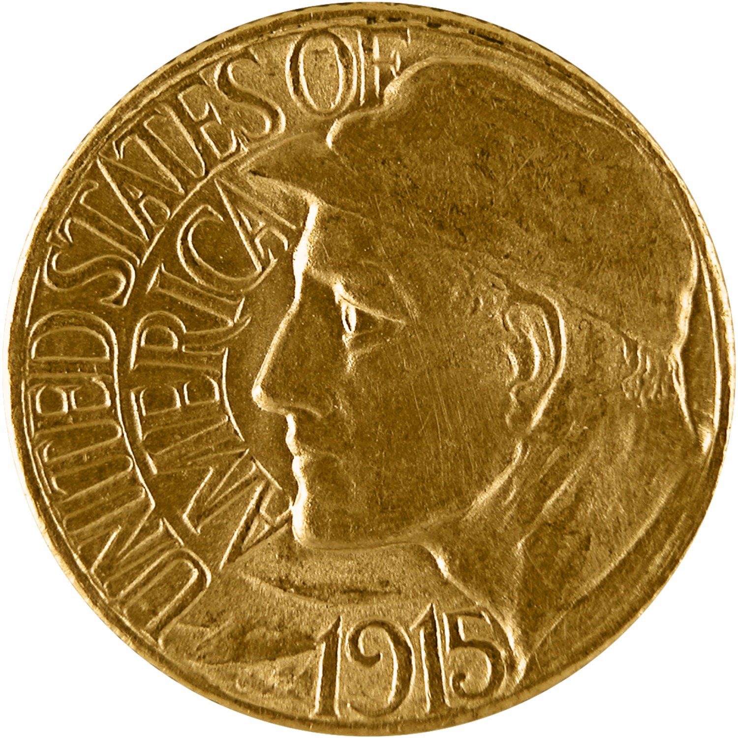 1915 Panama-Pacific Exposition Gold Commemorative  Dollar