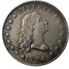 Rare 1794 Liberty Flowing Hair American US United States Dollar Restrike Coin