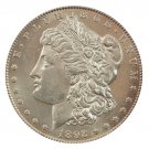 1892-CC Morgan Silver Dollar BU Restrike