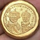 Byzantium Empire Gold Solidus Coin 626-629 21MM restrike
