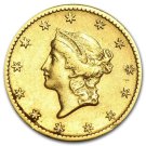 1852 Gold Liberty Head 1 Dollar Piece restrike!