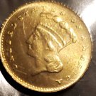 1859 S Large Indian Head Gold Dollar