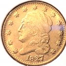 1827 Capped Bust Gold $2.50 Quarter Eagle