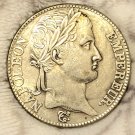 1813 I France Napoleon Empereur 5 Francs