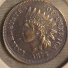 1873 Closed 3 Indian Head Cent