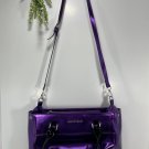 Younique Presenters Metallic Purple Black Handle 9x16 inch Make-up Bag 20" Drop FOB Charm