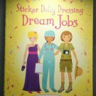 Usborne Activities Sticker Dolly Dressing Dream Jobs Stickers Used 9780794532536