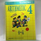 ABeka Book Arethmetic 4 Work Test Teacher Key Homeschool Games