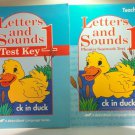 ABeka Book Reading Program Homeschool Letters & Sounds Test Key 1 Phonics Text