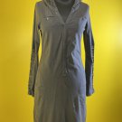Athleta Cotton 408955 Gray Dress Hood Lace Small