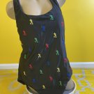 Women Disney Mickey Mouse 1 Piece Swimsuit Black Red Yellow Blue Green Plus 16