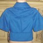 New ALICE TEMPERLEY London CROPPED BLAZER Jacket LARGE Cobalt Blue