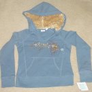 New GIRLS Sideout FUR TRIM HOODIE Sweatshirt Top LARGE 14 BLUE Cotton/Spandex New GIRLS Sideout FUR TRIM HOODIE Sweatshirt Top LARGE 14 BLUE Cotton/Spandex