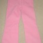 NWT GIRLS High Sierra STRETCH PANTS Bootleg SIZE 6 PINK Velvet Finish