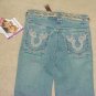 NWT GIRLS Mary-Kate and Ashley STUDDED 5 POCKET BOOTCUT JEANS SIZE 7