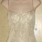 New CARMEN MARC VALVO CORSET CAMISOLE TOP Size 10 GOLD LACE Evening
