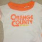 NEW Girls 2 PIECE SKIRT SET Outfit Graphic Tee + Matching Skirt SIZE 4/5 ORANGE