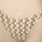 New LADIES Gold Coast CROCHET BIKINI BOTTOMS Swimwear SIZE 10 Tan Multi