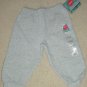 NEW Hanes INFANT 2 PIECE SWEATS SET 12 Months GRAY Cotton Play Sleepwear