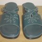 NEW Eurostep LEATHER SANDALS Ladies Slides SIZE 11M BLUE Comfort Shoes