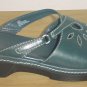 NEW Eurostep LEATHER SANDALS Ladies Slides SIZE 11M BLUE Comfort Shoes