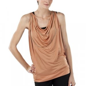 JEAN PAUL GAULTIER Target NECKLACE TOP Blouse CORAL Medium