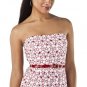 Jean Paul Gaultier SHEATH DRESS Size 11 Strapless Belted w/Pockets